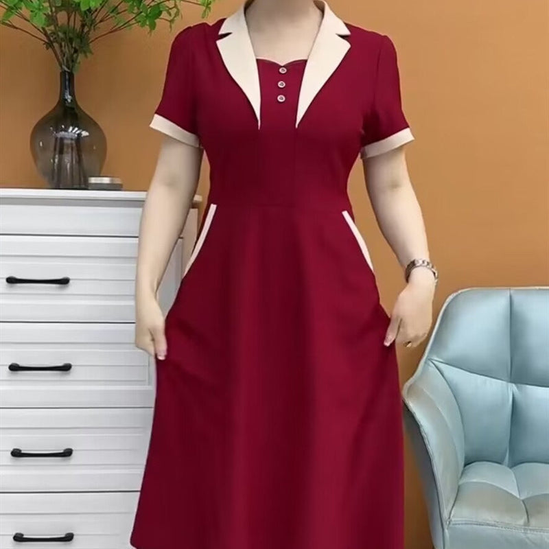 Vestido Polo Amélie™ / Onde a Sofisticação da Gola Polo se Entrelaça com a Delicadeza Feminina!
