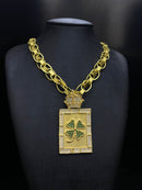 [MOEDA ANTIGA] ELO CARIOCA 12MM + PIGENTE CHAPA TREVO 🍀