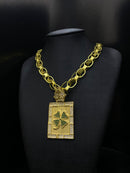 [MOEDA ANTIGA] ELO CARIOCA 12MM + PIGENTE CHAPA TREVO 🍀