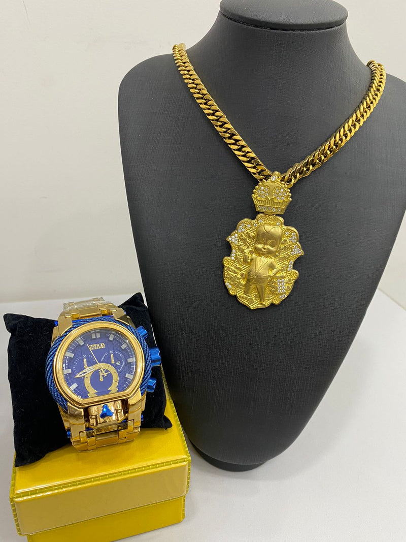 BOLT MAGNO ZEUS + CORRENTE E PINGENTE