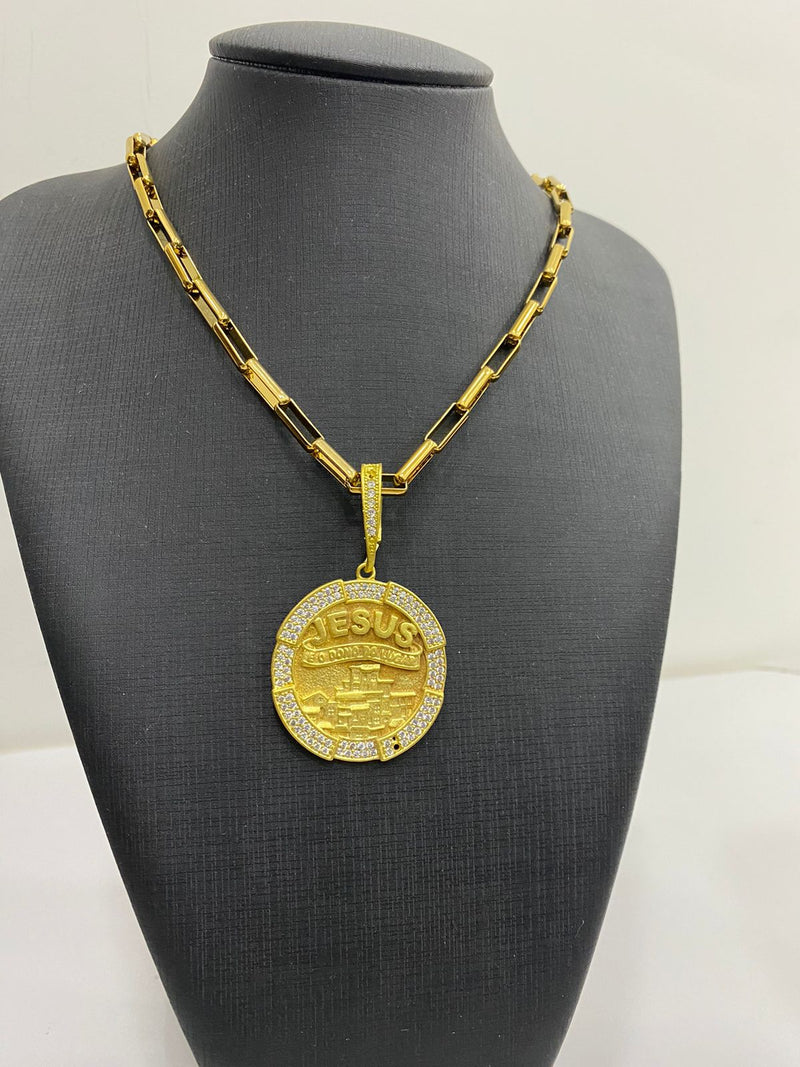 COMBO COM 3 CORRENTES E PINGENTES ( MAIS VENDIDOS)