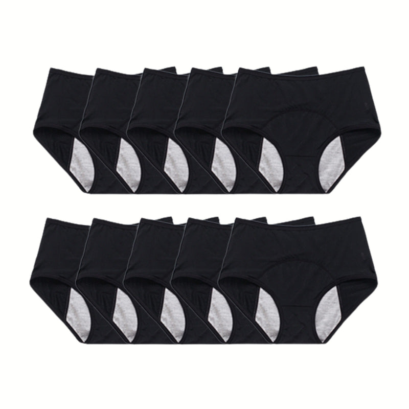 Calcinha Confort Antivazamento Para Incontinência Urinária - Kit Promocional 10 Unidades