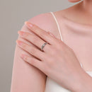 Anel Cruz Cravejado de Zircônia Prata