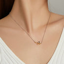 Colar Abelha no Mel em Prata 925