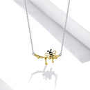 Colar Abelha no Mel em Prata 925