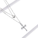 Colar Duplo Amor pela Cruz