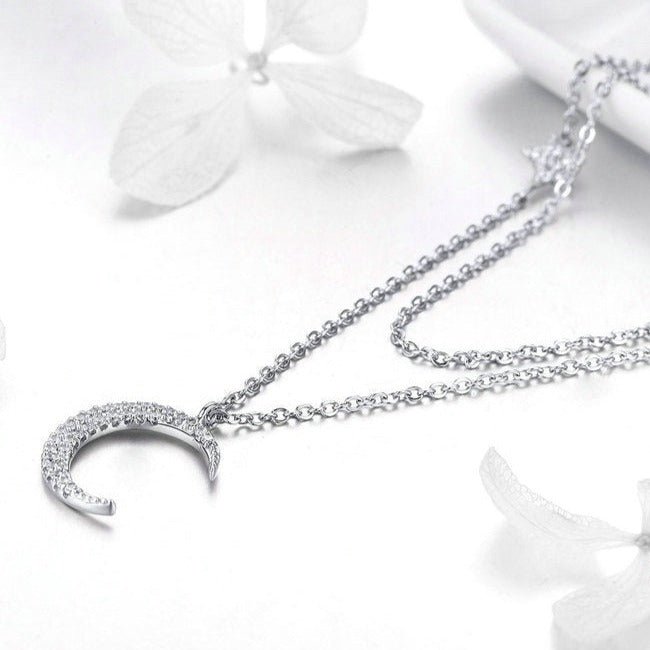 Colar Duplo Céu Estrelado