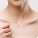 Colar Flor Trímera Azul