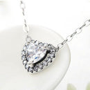 Colar Coração com Zircônia