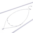 Colar Prata Duplo Coração em Prata 925