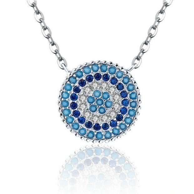 Colar Olho Grego Abstrato Circular