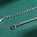 Colar Choker em Prata 925 Cravejado com Zircônia