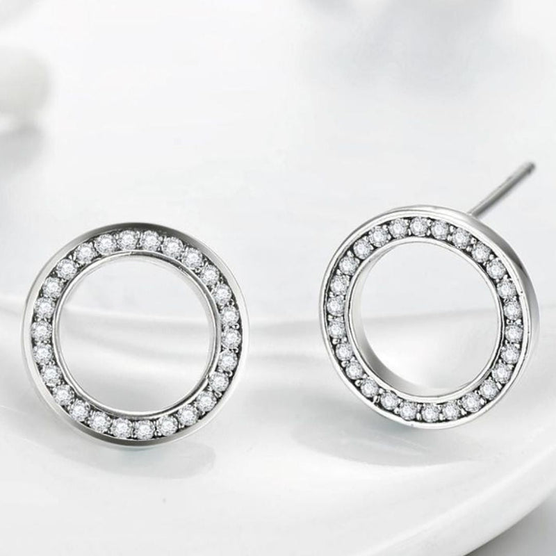 Conjunto Coração Elegance em Prata 925