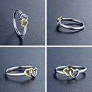 Conjunto Dois Corações Unidos