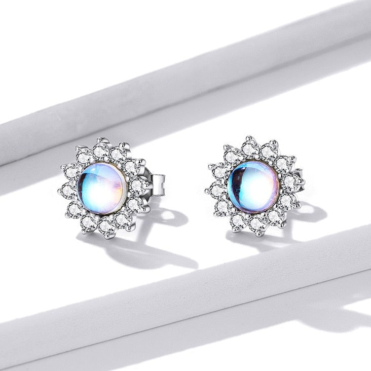 Conjunto Moon Flower em Prata 925