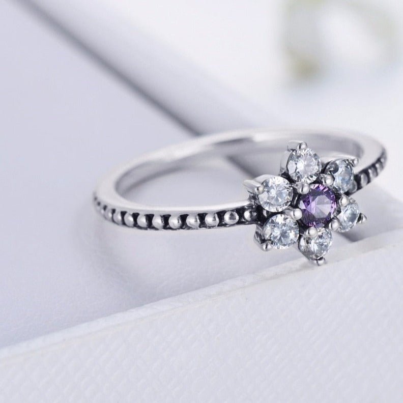 Conjunto Violeta em Prata 925