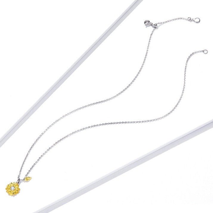 Conjunto Colar e Brincos de Girassol