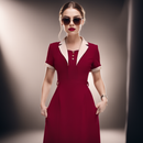 Vestido Polo Amélie™ / Onde a Sofisticação da Gola Polo se Entrelaça com a Delicadeza Feminina!