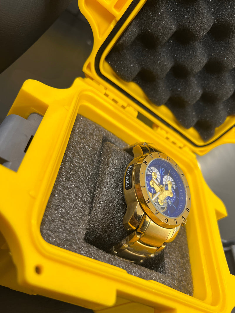 KIT BVLGARI 4 MÁQUINAS AZUL