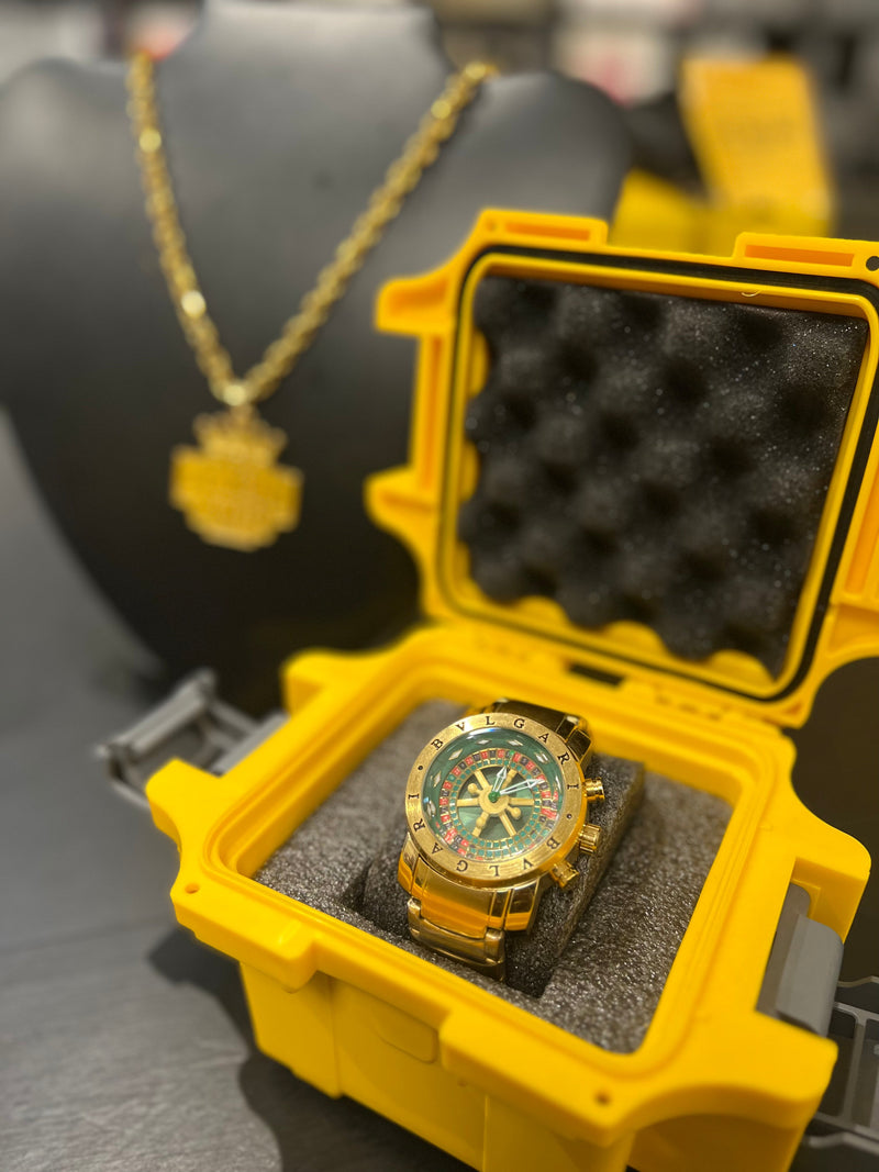 KIT BVLGARI ROLETA VERDE