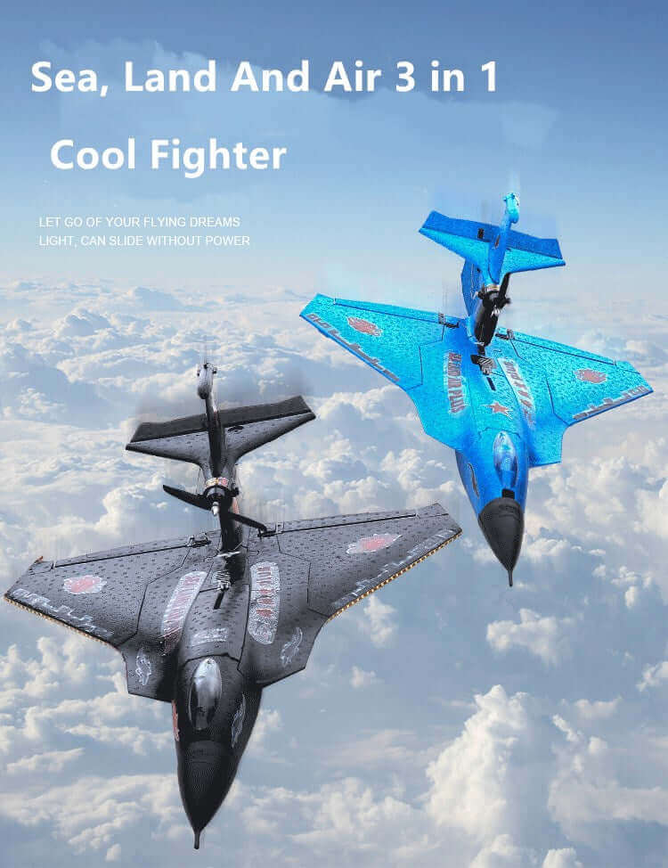 Sea Land And Air 3 in 1 Large RC Glider Plane 95CM 2.4G 2000M Waterproof Brushless Power Drop Resistant Remote Control Aircraft