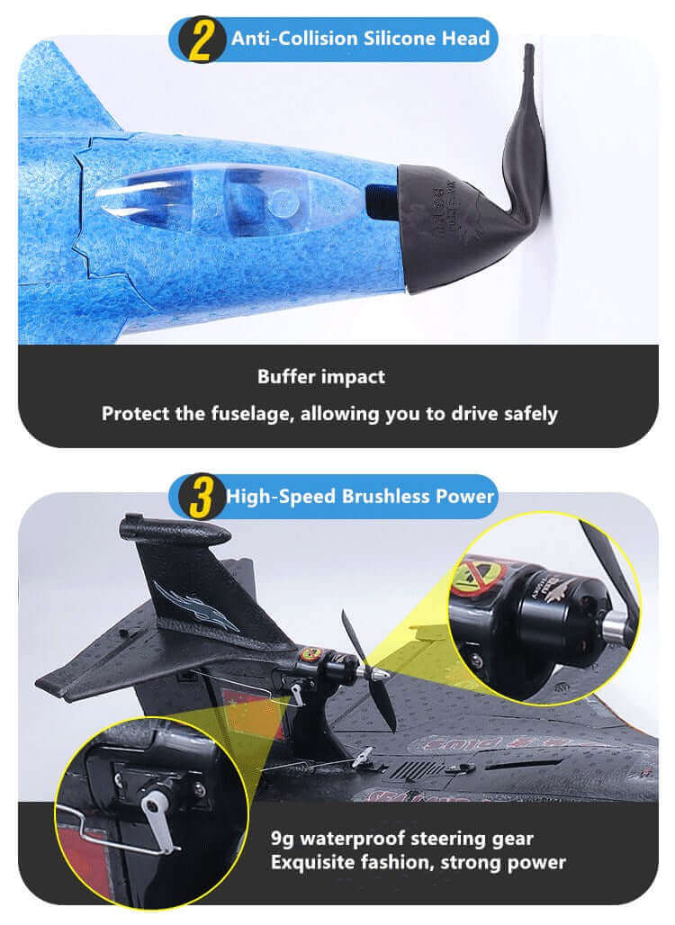 Sea Land And Air 3 in 1 Large RC Glider Plane 95CM 2.4G 2000M Waterproof Brushless Power Drop Resistant Remote Control Aircraft