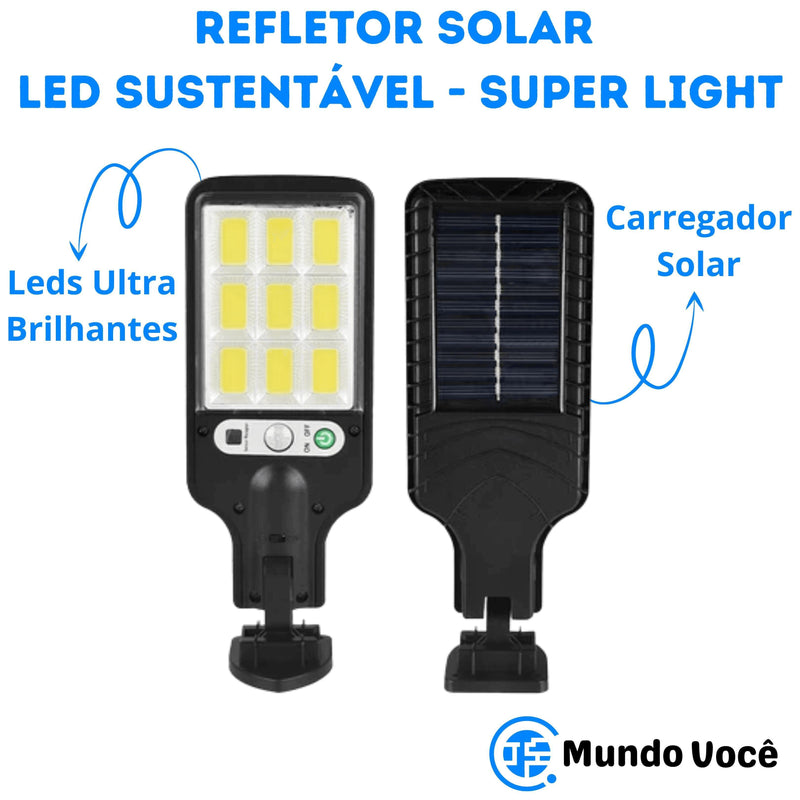 Refletor Solar LED Sustentável - Super Light